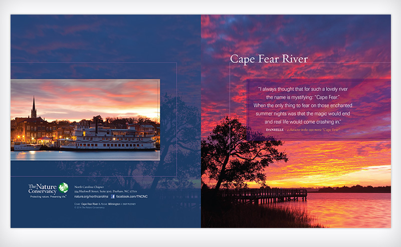 The Nature Conservancy NC Chapter Cape Fear River brochure