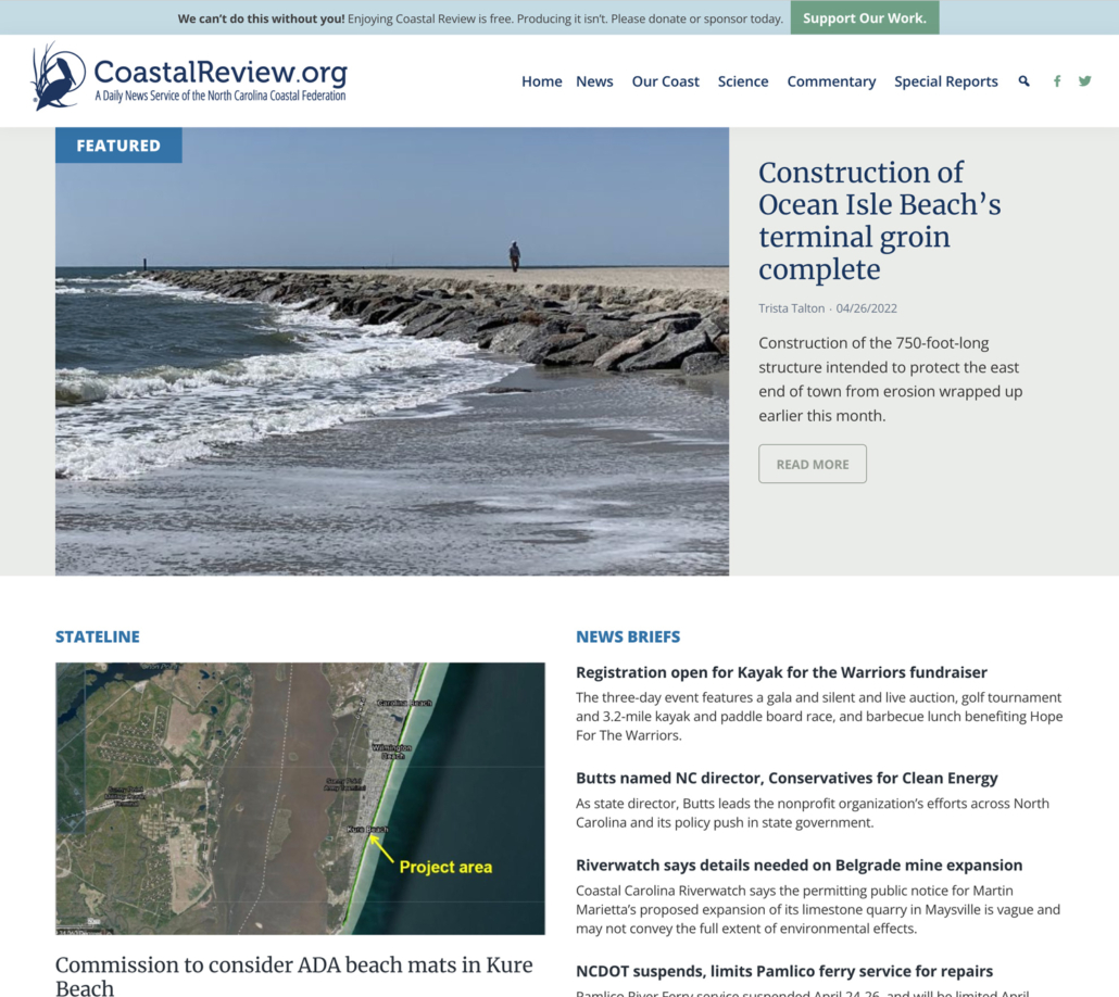Coastal Review home