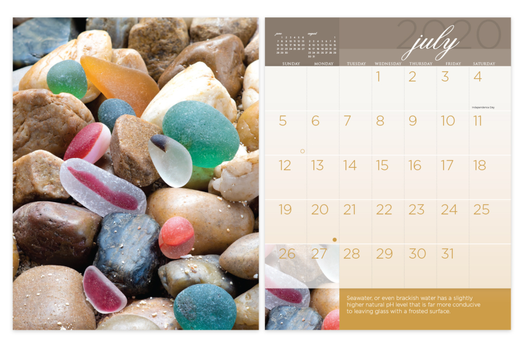 Pure Seaglass 2020 Calendar